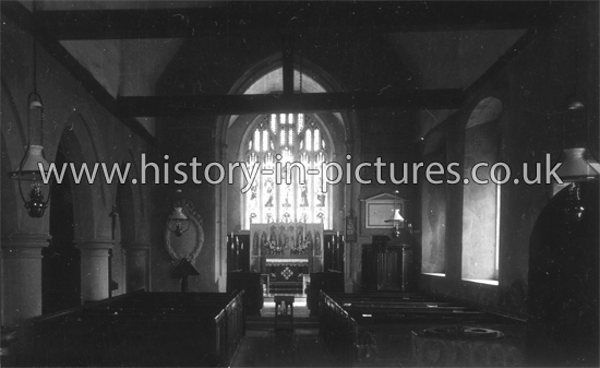 St. Andrew's Church, Willingale Spain, Ongar, Essex. c.1909